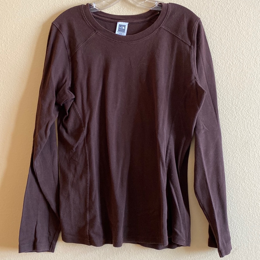 The North Face heavyweight brown tee